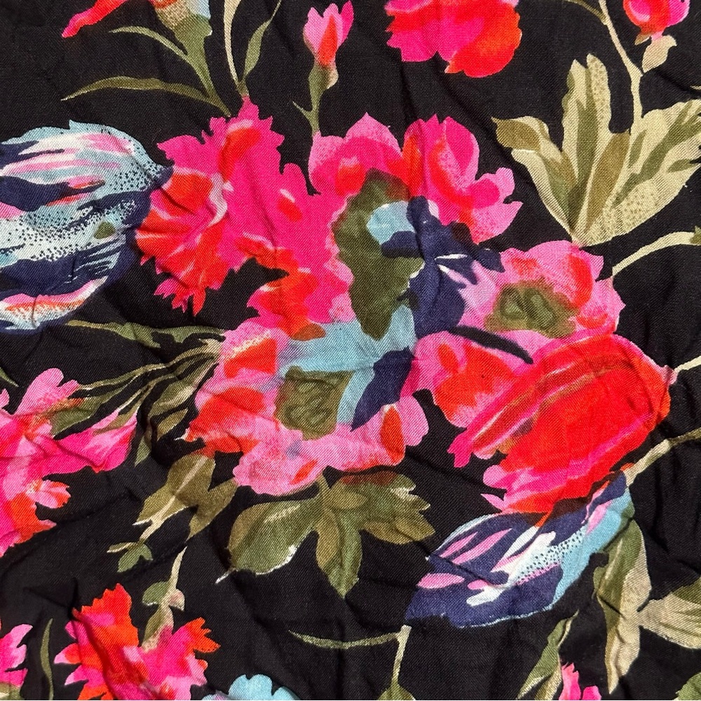 🌈 Cool Embroidered Vintage Floral Oversized Jacket - Picture 5 of 5